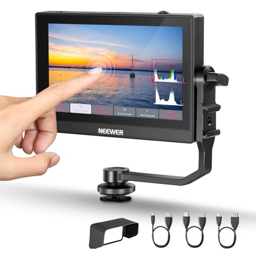NEEWER F500 5,5 Zoll Kamera Feldmonitor, HDR Touchscreen mit 3D LUT, Full HD 1920x1080 IPS 4K HDMI Loop in/Out DSLR Video Wellenform Vektor Scope Peaking Focus Assist, Akku & Ladegerät Nicht im NEEWER F500 5,5 Zoll Kamera Feldmonitor, HDR Touchscreen mit 3D LUT, Full HD 1920x1080 IPS 4K HDMI Loop in/Out DSLR Video Wellenform Vektor Scope Peaking Focus Assist, Akku & Ladegerät Nicht im von NEEWER