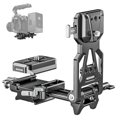 NEEWER Faltbare V Mount Battery Plate Akkuplatte mit Schnellwechsel Kamera Basisplatte vom Typ Arca DSLR Kamera Video Rig, kompatibel mit SmallRig V Mount Battery Cage DJI RS4 RS3 Gimbal, PS015 PRO NEEWER Faltbare V Mount Battery Plate Akkuplatte mit Schnellwechsel Kamera Basisplatte vom Typ Arca DSLR Kamera Video Rig, kompatibel mit SmallRig V Mount Battery Cage DJI RS4 RS3 Gimbal, PS015 PRO von NEEWER