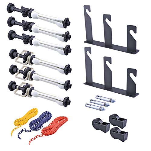 NEEWER Fotografie 3 Rollen Wandmontage Manuelle Hintergrund Unterstützung System mit 2 x Tri Fold Haken, 6 x Expand Bar, 3 x Kette, Tragfähigkeit pro Rolle: 22lb/10kg NEEWER Fotografie 3 Rollen Wandmontage Manuelle Hintergrund Unterstützung System mit 2 x Tri Fold Haken, 6 x Expand Bar, 3 x Kette, Tragfähigkeit pro Rolle: 22lb/10kg von NEEWER