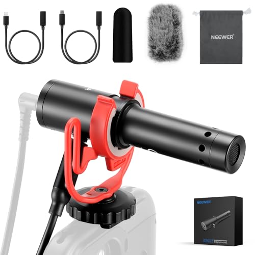 NEEWER KM17 USB C Mikrofon Geräuschunterdrückung Plug & Play hohe Empfindlichkeit Nierencharakteristik Vlog Interview Mikrofon mit Shock Mount Kompatibel mit iPhone 16 Pro Max DJI Tasche 3 Insta360 NEEWER KM17 USB C Mikrofon Geräuschunterdrückung Plug & Play hohe Empfindlichkeit Nierencharakteristik Vlog Interview Mikrofon mit Shock Mount Kompatibel mit iPhone 16 Pro Max DJI Tasche 3 Insta360 von NEEWER