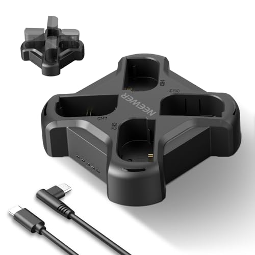 NEEWER LP-E6/LP-E6N/LP-E6NH/LP-E6P 4 Kanal Akkuladegerät mit PD 60W Schnellladung, USB C Kabel, Vierfach USB Ladegerät kompatibel mit Canon EOS R5 Mark II 6D Mark II 5D Mark III 5D Mark IV, NW-P4 NEEWER LP-E6/LP-E6N/LP-E6NH/LP-E6P 4 Kanal Akkuladegerät mit PD 60W Schnellladung, USB C Kabel, Vierfach USB Ladegerät kompatibel mit Canon EOS R5 Mark II 6D Mark II 5D Mark III 5D Mark IV, NW-P4 von NEEWER