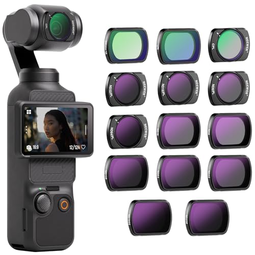 NEEWER Magnetic ND&CPL&Effect Filter Set Kompatibel mit DJI OSMO Pocket 3, 14er Pack HD CPL ND8/16/32/64/128/256/1000 Graufilter ND8/PL ND16/PL ND32/PL ND64/PL Black Diffusion 1/4 Objektiv Zubehör NEEWER Magnetic ND&CPL&Effect Filter Set Kompatibel mit DJI OSMO Pocket 3, 14er Pack HD CPL ND8/16/32/64/128/256/1000 Graufilter ND8/PL ND16/PL ND32/PL ND64/PL Black Diffusion 1/4 Objektiv Zubehör von NEEWER