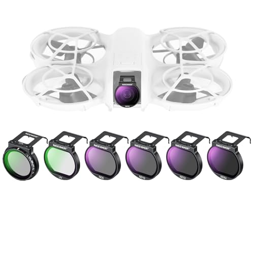 NEEWER ND Filter Set kompatibel mit DJI NEO, 6er Pack, ND8/ND16/ND32/ND64/CPL/UV Graufilter Zirkularer Polfilter, Drone Zubehör, schlankes, mehrfach beschichtetes optisches HD Glas, FL-N31 NEEWER ND Filter Set kompatibel mit DJI NEO, 6er Pack, ND8/ND16/ND32/ND64/CPL/UV Graufilter Zirkularer Polfilter, Drone Zubehör, schlankes, mehrfach beschichtetes optisches HD Glas, FL-N31 von NEEWER