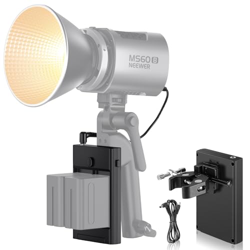 NEEWER NP-F Akku auf V Montage Akku Konverter Adapter für LED Videoleuchte mit Superklammer Stangenhalter, Zweikanalplatte kompatibel mit Sony NPF-Akku F970 F750, 5,5 x 2,5mm Gleichstromkabel, PS010E NEEWER NP-F Akku auf V Montage Akku Konverter Adapter für LED Videoleuchte mit Superklammer Stangenhalter, Zweikanalplatte kompatibel mit Sony NPF-Akku F970 F750, 5,5 x 2,5mm Gleichstromkabel, PS010E von NEEWER