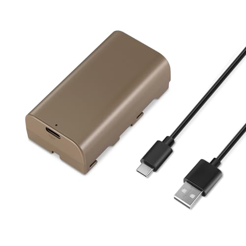 NEEWER NP-F550 3500mAh Ersatzakku Battery, 2,9 Std.volle Ladezeit mit USB Typ C Anschluss/Kabel, wiederaufladbar Kamera Camcorder Videoleuchte Monitor Akku kompatibel mit Sony NP-F550 F750 F950 F970 NEEWER NP-F550 3500mAh Ersatzakku Battery, 2,9 Std.volle Ladezeit mit USB Typ C Anschluss/Kabel, wiederaufladbar Kamera Camcorder Videoleuchte Monitor Akku kompatibel mit Sony NP-F550 F750 F950 F970 von NEEWER