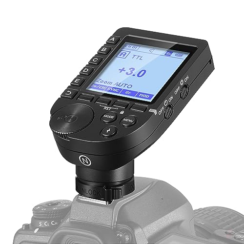 NEEWER QPRO-N TTL Drahtloser Blitzauslöser Kompatibel mit Nikon 1/8000s HSS Neigbares Design LCD Bildschirm 5 Tastensätze 9 Anpassbare Funktionen für Q4 Q3 Z1 Z760 NW420 NW655 NW665 S101-300W/400W PRO von NEEWER