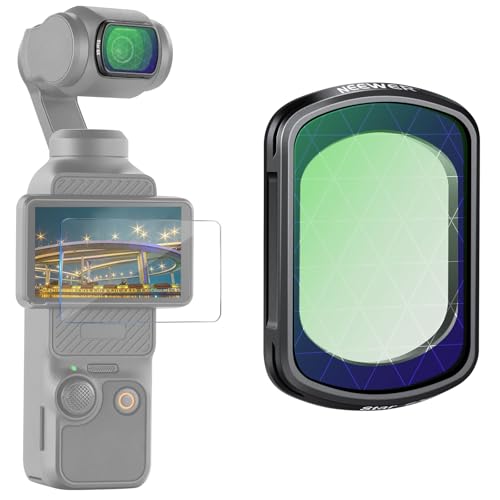 NEEWER Star Filter, Sternfilter kompatibel mit DJI Osmo Pocket 3 Creator Combo Zubehör, magnetisches, mehrfach beschichtetes HD, 6 Punkt Sterneffektfilter mit gehärtetem Glas Displayschutzfolie, FL-62 NEEWER Star Filter, Sternfilter kompatibel mit DJI Osmo Pocket 3 Creator Combo Zubehör, magnetisches, mehrfach beschichtetes HD, 6 Punkt Sterneffektfilter mit gehärtetem Glas Displayschutzfolie, FL-62 von NEEWER