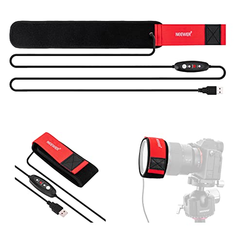 NEEWER USB Objektivheizung, 300mm Objektivwärmer für DSLR Kamera und Teleskop, 3 Temperatureinstellungen, Tauheizstreifen verhindert Tau, Nebel und Kondensation für Astrofotografie mit Teleskopkamera NEEWER USB Objektivheizung, 300mm Objektivwärmer für DSLR Kamera und Teleskop, 3 Temperatureinstellungen, Tauheizstreifen verhindert Tau, Nebel und Kondensation für Astrofotografie mit Teleskopkamera von NEEWER