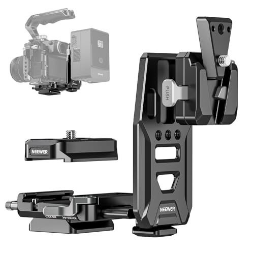 NEEWER V Mount Akku Platte mit NATO Schienen, Arca Typ Basisplatte für RS4 Pro RS3 Pro Gimbal modulares DSLR Kamera Video Rig, kompatibel mit SmallRig V Verriegelungs Battery Kamera Käfig, PS016 NEEWER V Mount Akku Platte mit NATO Schienen, Arca Typ Basisplatte für RS4 Pro RS3 Pro Gimbal modulares DSLR Kamera Video Rig, kompatibel mit SmallRig V Verriegelungs Battery Kamera Käfig, PS016 von NEEWER