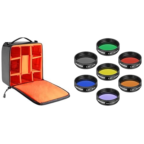 NEEWER Wasserdicht Stoßfest Flexible Partition Kamera Gepolsterte Tasche, SLR DSLR einfügen Schutz Top Griff Tasche, für spiegellose Kameras und Objektive, Filter Set, 3,17cm, Teleskop Mond CPL Filter NEEWER Wasserdicht Stoßfest Flexible Partition Kamera Gepolsterte Tasche, SLR DSLR einfügen Schutz Top Griff Tasche, für spiegellose Kameras und Objektive, Filter Set, 3,17cm, Teleskop Mond CPL Filter von NEEWER