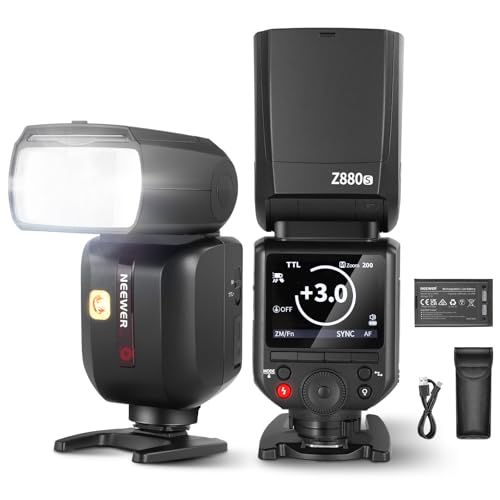 NEEWER Z880-S 2,4G 76W TTL Kamera Blitz Speedlite Flash Kompatibel mit Sony Benutzeroberfläche Modellierlicht TTL/M Schnellschalter TCM Taste, 1/8000s HSS 7,2V/3000mAh Akku 600 Volle Leistung Blitze NEEWER Z880-S 2,4G 76W TTL Kamera Blitz Speedlite Flash Kompatibel mit Sony Benutzeroberfläche Modellierlicht TTL/M Schnellschalter TCM Taste, 1/8000s HSS 7,2V/3000mAh Akku 600 Volle Leistung Blitze von NEEWER