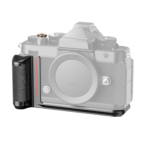 NEEWER Zf Handgriff L förmiger Griff L Bracket für Nikon Zf, ultradünne Retro Kamera Montagegrundplatte mit Silikongriff/Messing Auslöser, kompatibel mit Arca Swiss Stativ Fluidkopf, CA063 von NEEWER