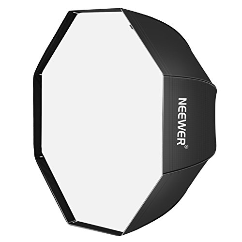 Neewer® 32"/ 80cm Octagonal Schirm-Softbox für Speedlite, Studio-Blitz, Blitzgerät mit Tragetasche für Portrait- oder Produktfotografie von NEEWER