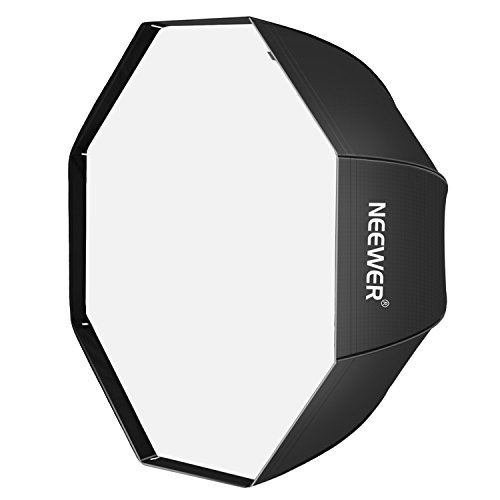 Neewer® 47"/ 120cm achteckige Schirm-Softbox für Speedlite/Studioblitzleuchte Blitzgerät mit Tragetasche für Portrait- oder Produktfotografie von NEEWER