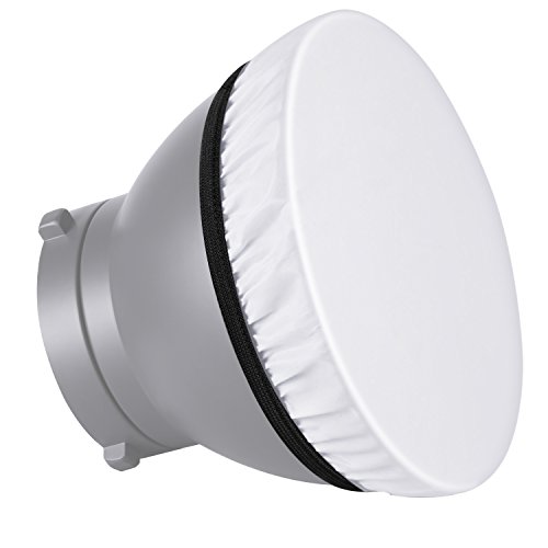 Neewer 2er Pack 180mm weiches Weiße Diffusor, erweicht die Lichtleistung, ideal für Studio Strobe Reflektor, Portrait, Produktfotografie und Videoaufnahmen von NEEWER