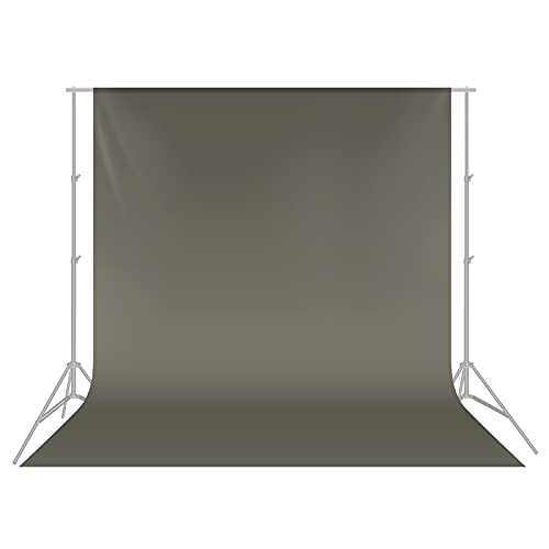 Neewer 3 x 3,6M PRO Photo Studio Premium Polyester Faltbarer Hintergrund Hintergrund für Fotografie, Video und Fernsehen (nur Hintergrund) - Grau von Neewer