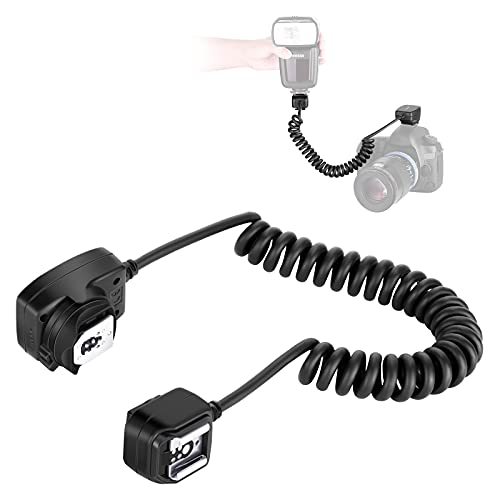 Neewer 4.2'/1.3m TTL Off Camera Flash Speedlite Kabel für DSLR 800D/750D/700D/650D/600D/7D2/7D/6D2/6D/5D4/5D3/5D2/5DS/1D4/1D3/100D/80D/70D/60D Kameras von Neewer