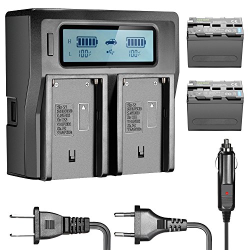 Neewer 6600mAh Li-ION Akku für Sony NP-F970 NP-F970 NP-F960 NP-F975 NP-F570 NP- F750 NP-F770 und LCD Dual Ladegerät, CN160 FW568 F100 F200 FW700 LED Videoleuchte/Monitor Neewer 6600mAh Li-ION Akku für Sony NP-F970 NP-F970 NP-F960 NP-F975 NP-F570 NP- F750 NP-F770 und LCD Dual Ladegerät, CN160 FW568 F100 F200 FW700 LED Videoleuchte/Monitor von NEEWER
