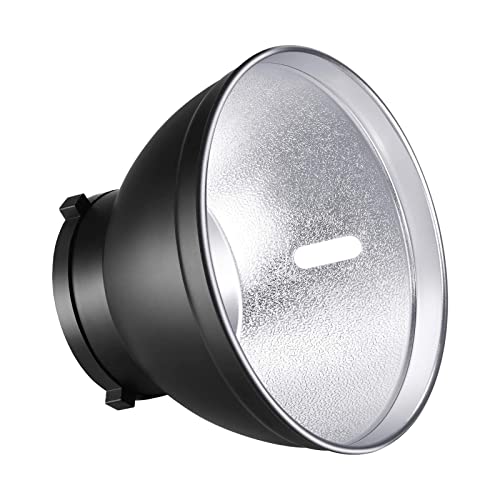 Neewer 7''/18cm Standard Reflektor Diffusor Lampenschirm Schale für Bowens Mount Studio Blitz Videoleuchte wie Neewer CB60, CB100, CB150, Vision 4, Vision 5, ML300, S101-300W/300W PRO/400W/400W PRO von NEEWER