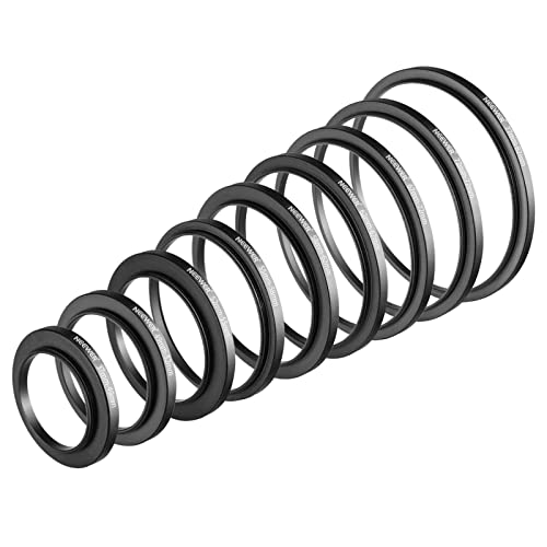 Neewer 9 Stück Objektiv Filter Ringe Set, aus eloxiertem Aluminium, enthält: 37-49mm, 49-52mm, 52-55mm, 55-58mm, 58-62mm, 62-67mm, 67-67mm, 8-2.8 35" 72-77mm 77-82mm Neewer 9 Stück Objektiv Filter Ringe Set, aus eloxiertem Aluminium, enthält: 37-49mm, 49-52mm, 52-55mm, 55-58mm, 58-62mm, 62-67mm, 67-67mm, 8-2.8 35" 72-77mm 77-82mm von NEEWER
