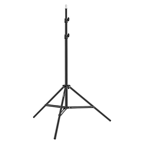 Neewer Fotografie-Lichtstativ, 3-6.6ft/92-200cm verstellbarer stabiler Stativständer für Reflektoren, Softboxen, Lichter, Regenschirme, Tragfähigkeit: 17,6lb/8kg von NEEWER