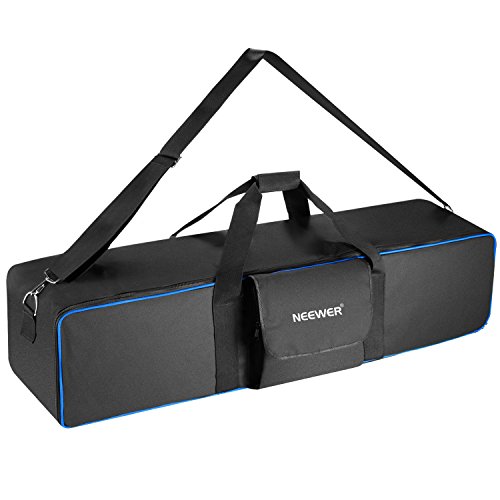 Neewer Fotostudio Transporttasche 105 x 25 x 25 cm mit Schultergurt und Griff für Lichtständer, Stativ, Studioschirm, Monolicht, LED-Licht, Blitz und andere Zubehör (blau) von NEEWER