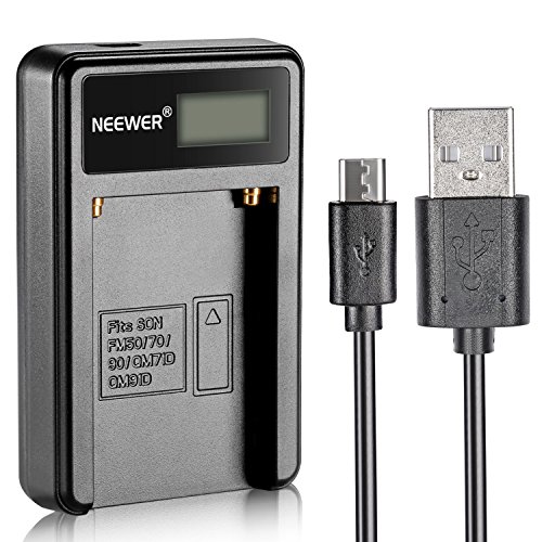 Neewer Micro USB Ladegerät für Sony NP-F550/F750/F960/F970, NP-FM50/FM70/FM90, QM71D, 91D, NP-F500H/F55H Batterien Neewer Micro USB Ladegerät für Sony NP-F550/F750/F960/F970, NP-FM50/FM70/FM90, QM71D, 91D, NP-F500H/F55H Batterien von NEEWER