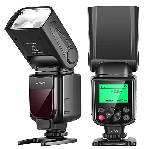 Neewer NW-670 TTL Flash Blitz Blitzgerät mit LCD-Anzeige für Canon 7D Marke II,5D Marke II III,IV,1300D,1200D,1100D,750D,700D,650D,600D,550D,500D,100D,80D,70D,60D und alle anderen Canon DSLR-Kameras von NEEWER