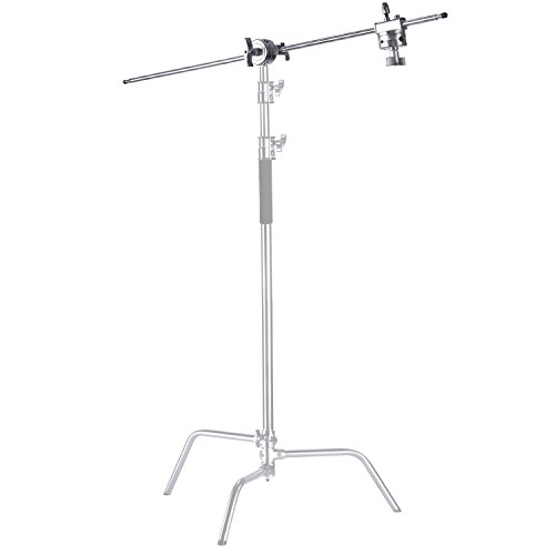 Neewer Verlängerungsgriff Arm Auslegerarm mit 2 Stücke Griffköpfen - 127 Zentimeter Aluminiumlegierung Aufbau für Lichtständer, Reflektor und andere Ausrüstung für Studio Video Fotografie (Silber) Neewer Verlängerungsgriff Arm Auslegerarm mit 2 Stücke Griffköpfen - 127 Zentimeter Aluminiumlegierung Aufbau für Lichtständer, Reflektor und andere Ausrüstung für Studio Video Fotografie (Silber) von NEEWER