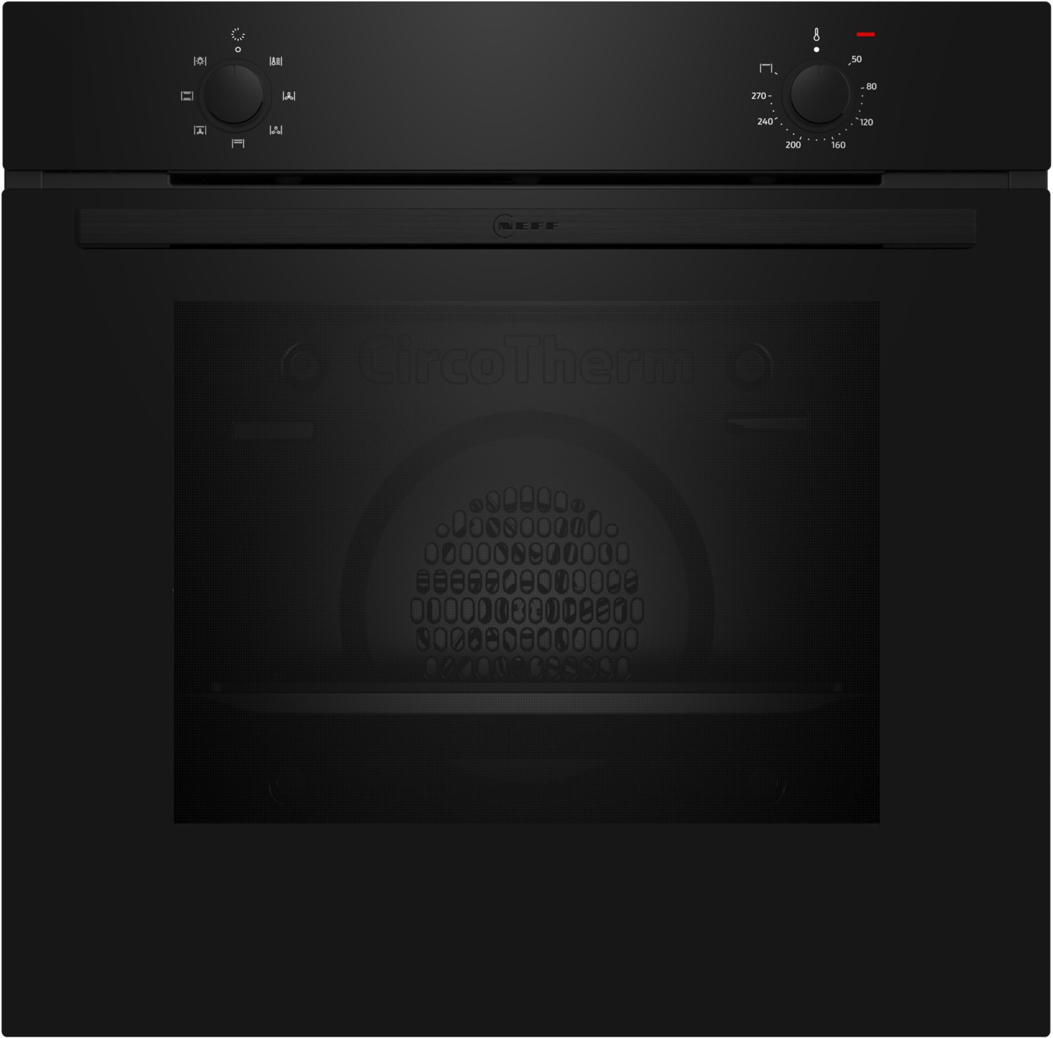 B1DCA0AK0 Einbaubackofen schwarz / A B1DCA0AK0 Einbaubackofen schwarz / A von NEFF