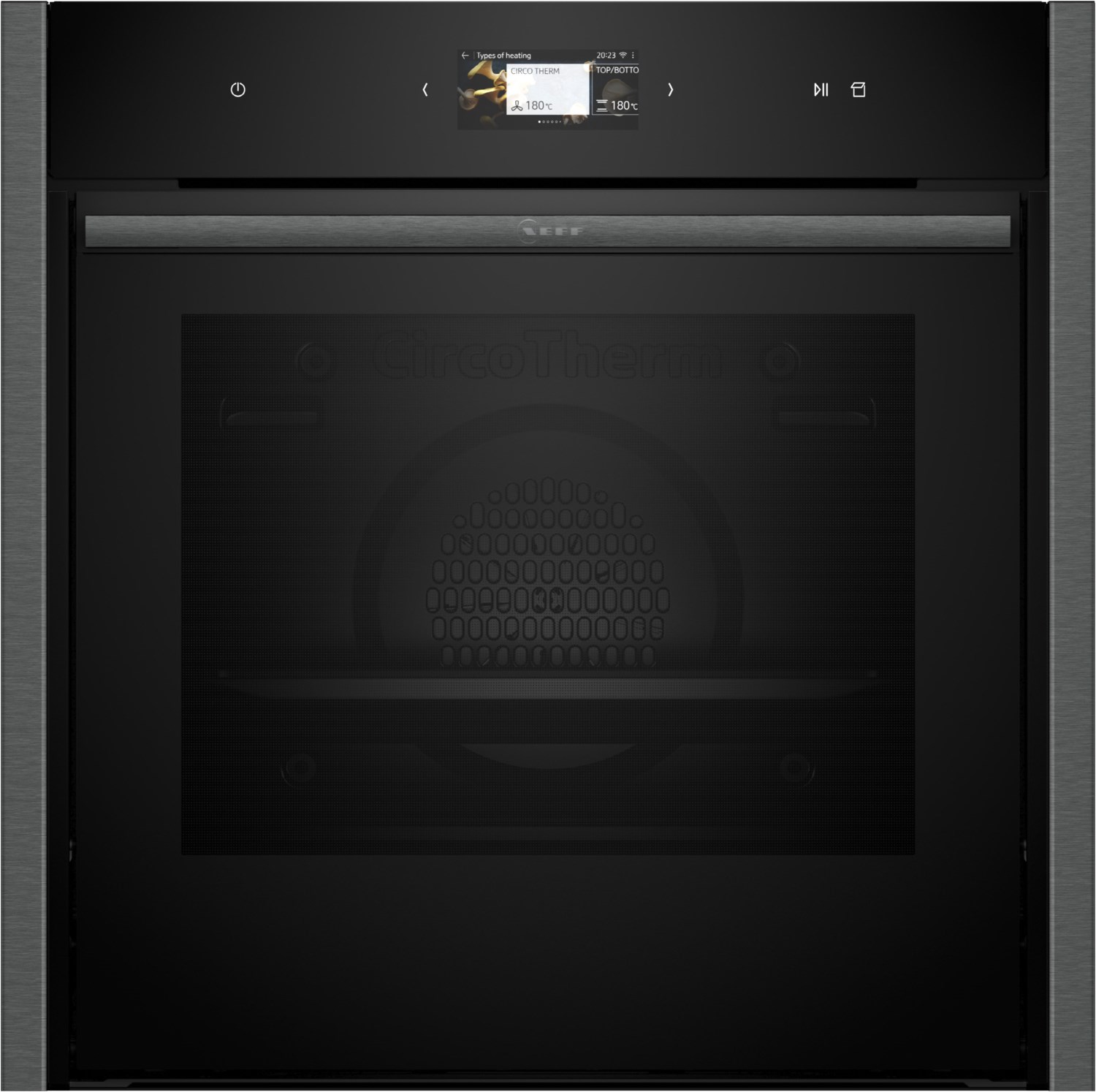 B54FS33G0K Elektro-Backofen mit Dampfgarer graphit grey von NEFF