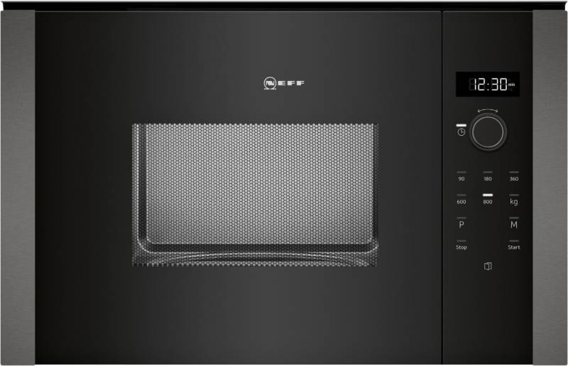 HLAWD23G0 Einbau-Solo-Mikrowelle graphite grey von NEFF