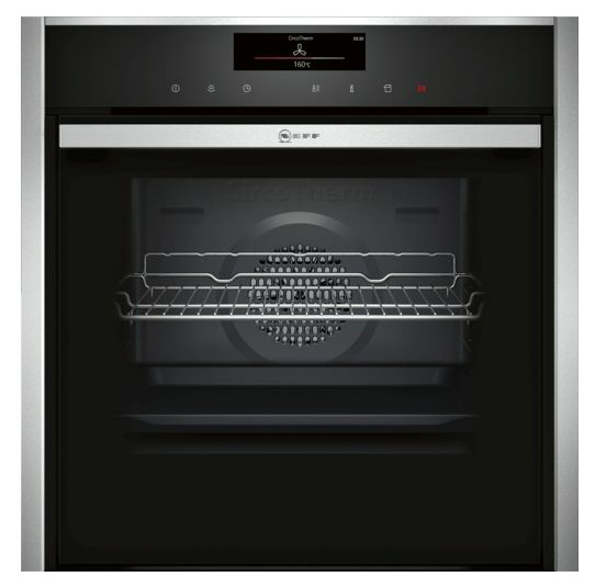 NEFF N 90 B58VT68H0 Backofen mit Dampfunterstützung Edelstahl EEK: A von NEFF