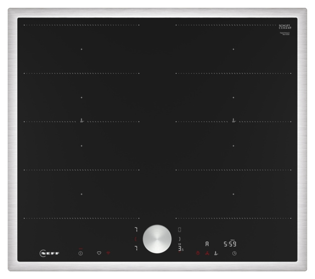 Neff T66STX4L0 N 90 Induktionskochfeld 60 cm, mit Rahmen, Twist Pad Neff T66STX4L0 N 90 Induktionskochfeld 60 cm, mit Rahmen, Twist Pad von NEFF