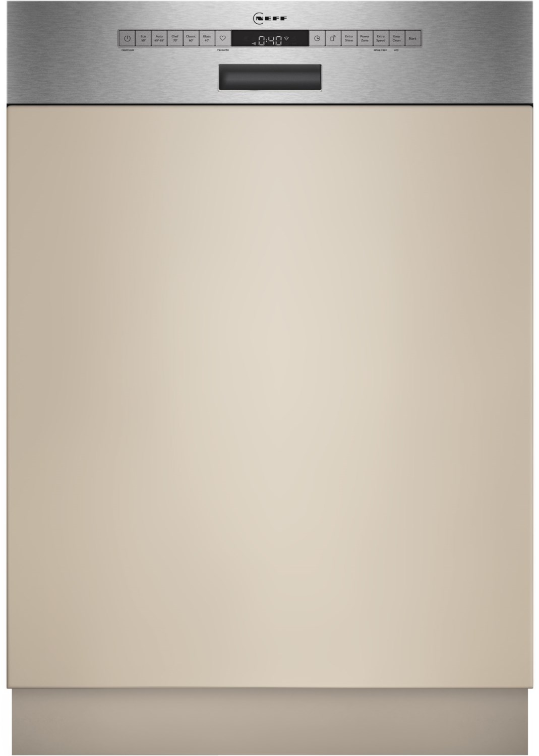 S147YAS03E teilintegrierbarer 60 cm Geschirrspüler edelstahl / A S147YAS03E teilintegrierbarer 60 cm Geschirrspüler edelstahl / A von NEFF