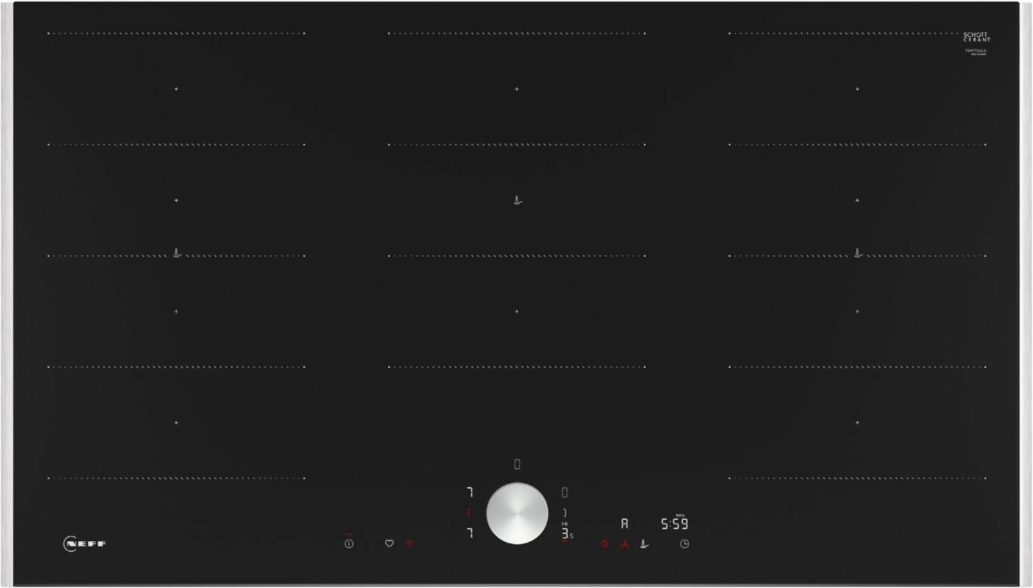 T69TTX4L0 Autark-Induktionskochfeld schwarz von NEFF