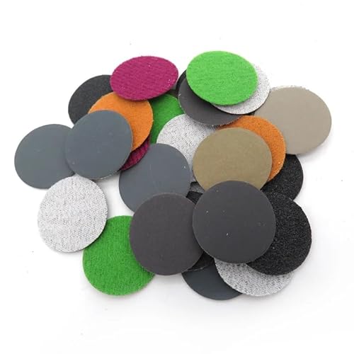 NEFLUM 100 Stück Sandpapier - 1 Zoll 25 Mm Schleifscheiben Siliziumkarbid 60-10000 Grütze Haken Und Schleife Zum Polieren Von Mahlen,7000 NEFLUM 100 Stück Sandpapier - 1 Zoll 25 Mm Schleifscheiben Siliziumkarbid 60-10000 Grütze Haken Und Schleife Zum Polieren Von Mahlen,7000 von NEFLUM