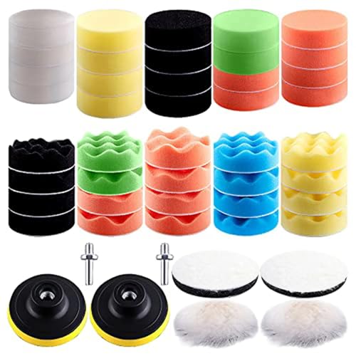 NEFLUM 48 Stcs Auto Polishing Pad Kit 3 Zoll Buffing Pads Schwamm Polierpolster Schaumpuffer Politur Pads Auto -Polither -Ansatz Für Bohrer NEFLUM 48 Stcs Auto Polishing Pad Kit 3 Zoll Buffing Pads Schwamm Polierpolster Schaumpuffer Politur Pads Auto -Polither -Ansatz Für Bohrer von NEFLUM