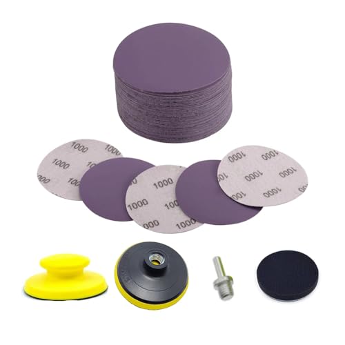 NEFLUM 5 Zoll 124pcs Nass Trockensandpapier -Set -Haken- Und Loop -Polierkissen Und Grenzflächenkissen Effizientes Schleifen Auf Verschiedenen Oberflächen,60 NEFLUM 5 Zoll 124pcs Nass Trockensandpapier -Set -Haken- Und Loop -Polierkissen Und Grenzflächenkissen Effizientes Schleifen Auf Verschiedenen Oberflächen,60 von NEFLUM