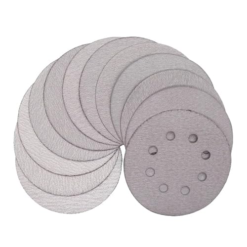 NEFLUM 5 Zoll 8 Loch Haken Und Loop Round Sandpapierkit 100 PCs 40-800 Mischkörner Verschiedene Schleifpolster Für Zufälligen Orbitalschleifer NEFLUM 5 Zoll 8 Loch Haken Und Loop Round Sandpapierkit 100 PCs 40-800 Mischkörner Verschiedene Schleifpolster Für Zufälligen Orbitalschleifer von NEFLUM