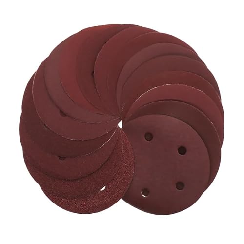 NEFLUM 50 Stcs 5 Zoll 5 Löcher Schleifscheiben 100-240 Körnig Verschiedene Sandpapier Zufälliger Orbital-Schleifpapier Haken-Haken Runde Sandpapier,100 NEFLUM 50 Stcs 5 Zoll 5 Löcher Schleifscheiben 100-240 Körnig Verschiedene Sandpapier Zufälliger Orbital-Schleifpapier Haken-Haken Runde Sandpapier,100 von NEFLUM