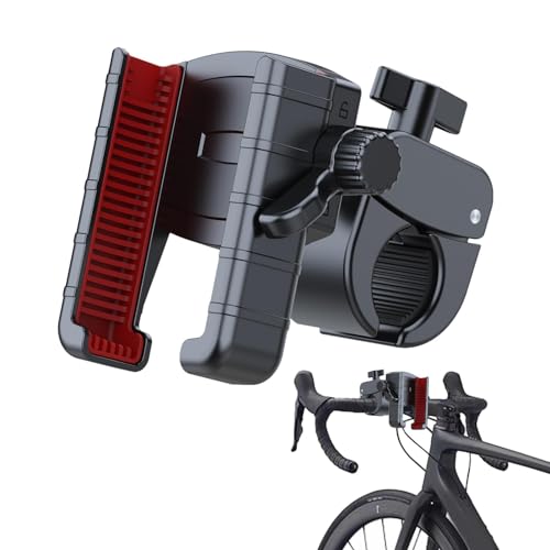 NEFLUM Fahrrad-Handyhalterung – drehbare Lenkerhalterung für Telefon, Fahrrad-Schnellspanner-Handyhalterung mit Knopfsteuerung für Roller, Elektrofahrrad, Rennrad von NEFLUM