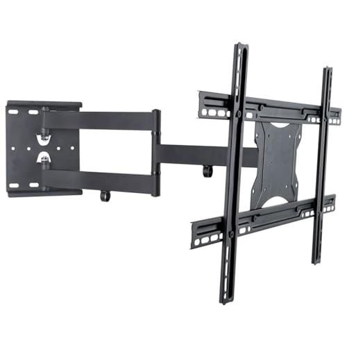 NEG Profi Universal TV-Wandhalterung Extender 6012 (schwarz) Schwenk-, neig- und ausziehbar, Full Motion (bis max. VESA 600x400 und 45kg) von NEG