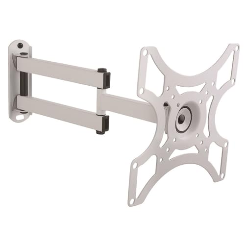 NEG Profi Universal TV-Wandhalterung Extender 2540 (weiß) Schwenk-, neig-, ausziehbar und drehbar (Pivot-Funktion), Full Motion (bis max. VESA 200x200 und 25kg) von NEG