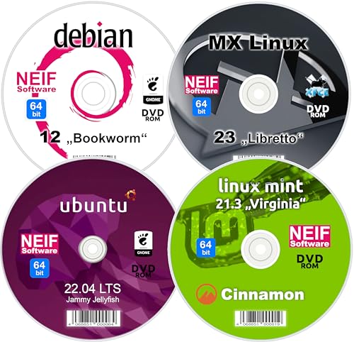 Best of Linux Edition 1/2024 (64 Bit) auf DVD von NEIF Software