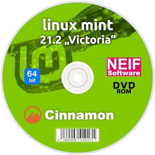 Linux Mint 21.2 "Victoria" Cinnamon auf DVD von NEIF Software