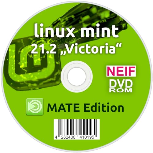 Linux Mint 21.2 "Victoria" MATE Edition auf DVD von NEIF Software