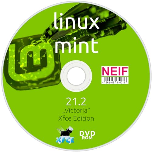 Linux Mint 21.2 "Victoria" Xfce Edition auf DVD von NEIF Software