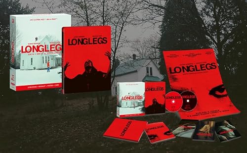 Longlegs - 4K Limited Full-Slip Steelbook Edition + Booklet + Poster + Card + Blu-ray - Nummbered 1000 Edition Longlegs - 4K Limited Full-Slip Steelbook Edition + Booklet + Poster + Card + Blu-ray - Nummbered 1000 Edition von NEIN