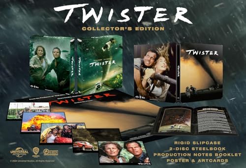Twister - Limited Collectors Edition - geprägtes Steelbook - hochwertiger Holo Hardschuber - Booklet - Poster - Art-Cards - Blu-ray Deutscher Ton - 4K Englisch - 1000 Copies - Full-Slip Twister - Limited Collectors Edition - geprägtes Steelbook - hochwertiger Holo Hardschuber - Booklet - Poster - Art-Cards - Blu-ray Deutscher Ton - 4K Englisch - 1000 Copies - Full-Slip von NEIN